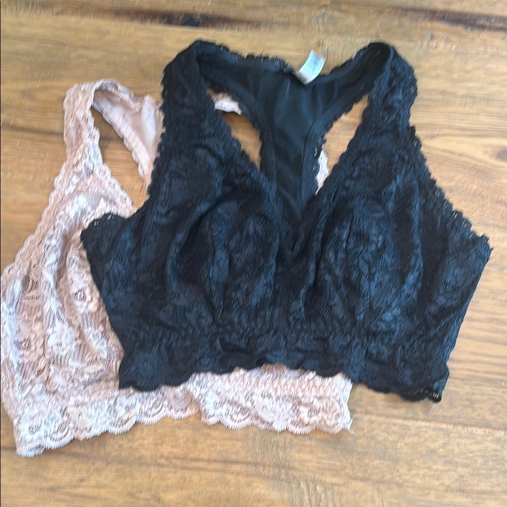 Never Say Never Curvy Racie Racerback Bralette - two size medium curvy